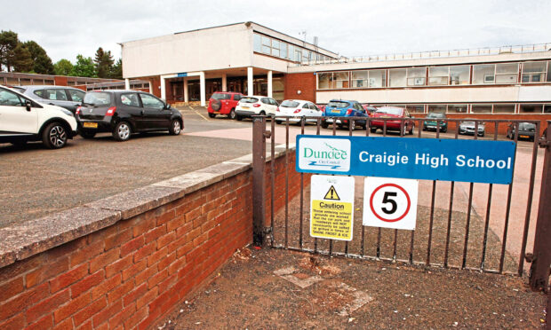 Craigie High School in Dundee.