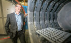 ATL Turbine Services chief executive Dale Harris with the companys new furnace