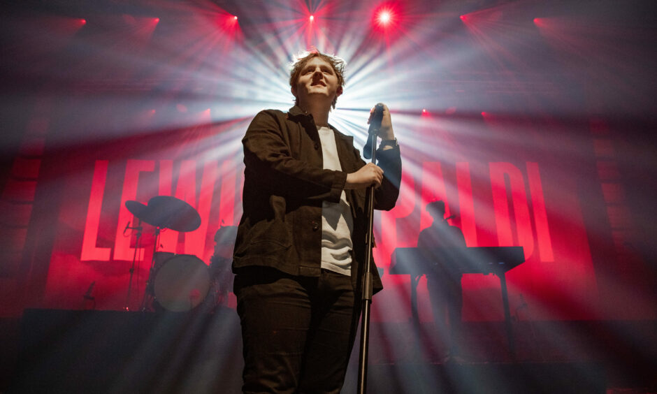 Lewis Capaldi is heading for Dundee. Image: Kenny Smith/DC Thomson