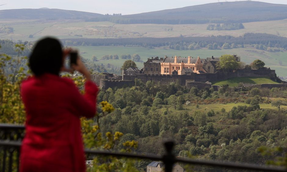 Passengers will be taken to attractions like Stirling Castle. Image: PA