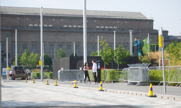 Road closures will be put in place around Slessor Gardens. Image: Kim Cessford / DC Thomson,