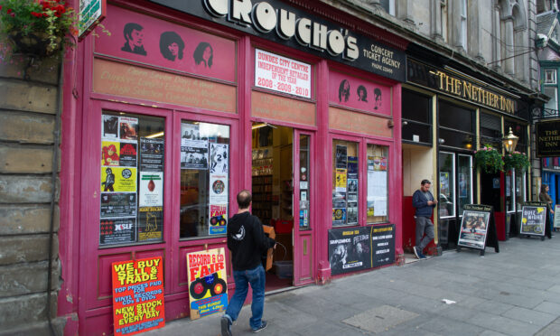 Goucho's Record Store, Nethergate, Dundee. Image: Kim Cessford/DC Thomson