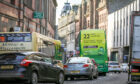 Traffic on Seagate which will be in the Low Emission Zone. Image: Kris Miller/DC Thomson