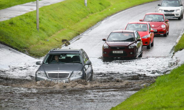 Glenrothes flooding in 2019