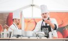 Cookery demonstrations at Dundee Flower and Food Festival. Image: DC Thomson.
