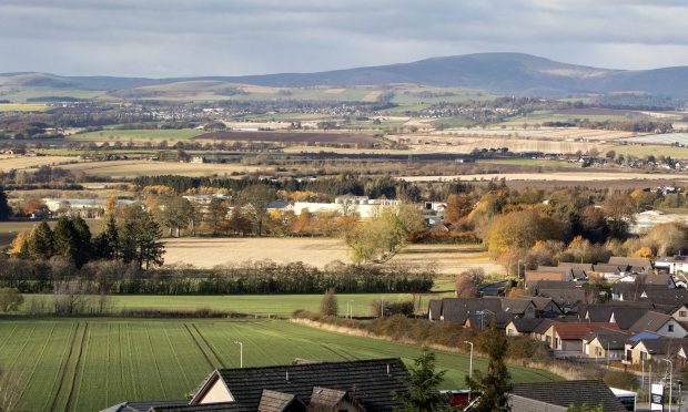 The Westfield plan is for farmland on the western edge of Forfar. Image: Supplied