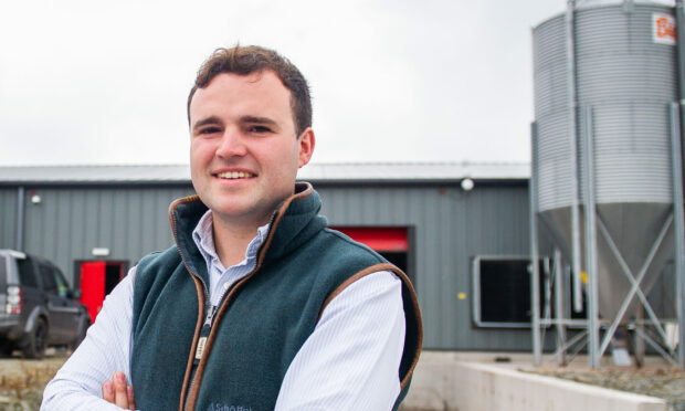 Forfar farmer Matthew Steel's solar project was praised by planning councillors. Image: Kim Cessford/DC Thomson