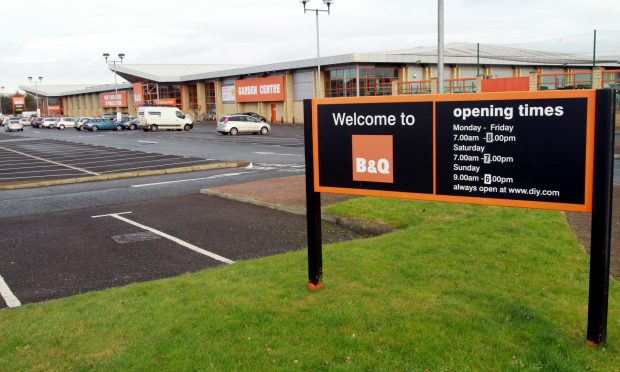 B&Q on Kings Cross Road in Dundee