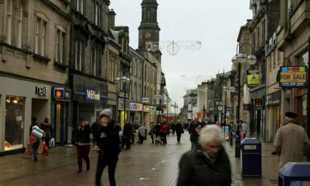 Dunfermline city centre. Image: Supplied.