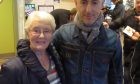 Alan Cumming, with mum Mary Darling, at The Birks Cinema in Aberfeldy.