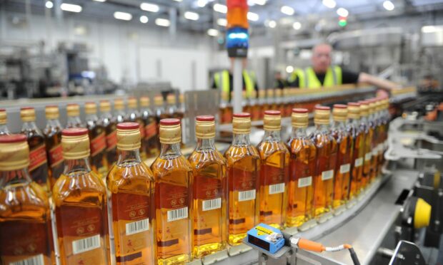 The Diageo Leven bottling facility.