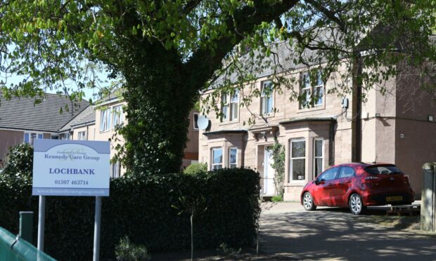 Lochbank Care Home in Forfar. Image: Dougie Nicolson/DC Thomson