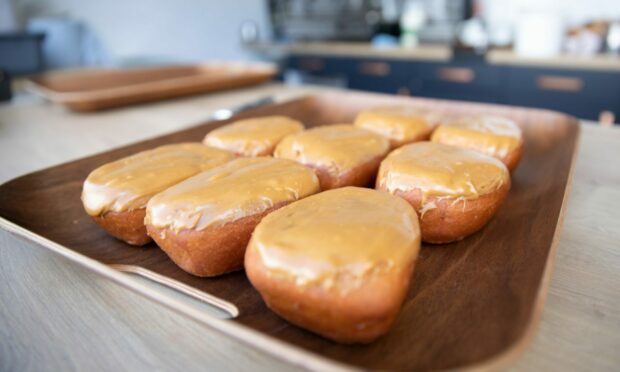 Fisher & Donaldson's famous fudge doughnuts. Image: Supplied.