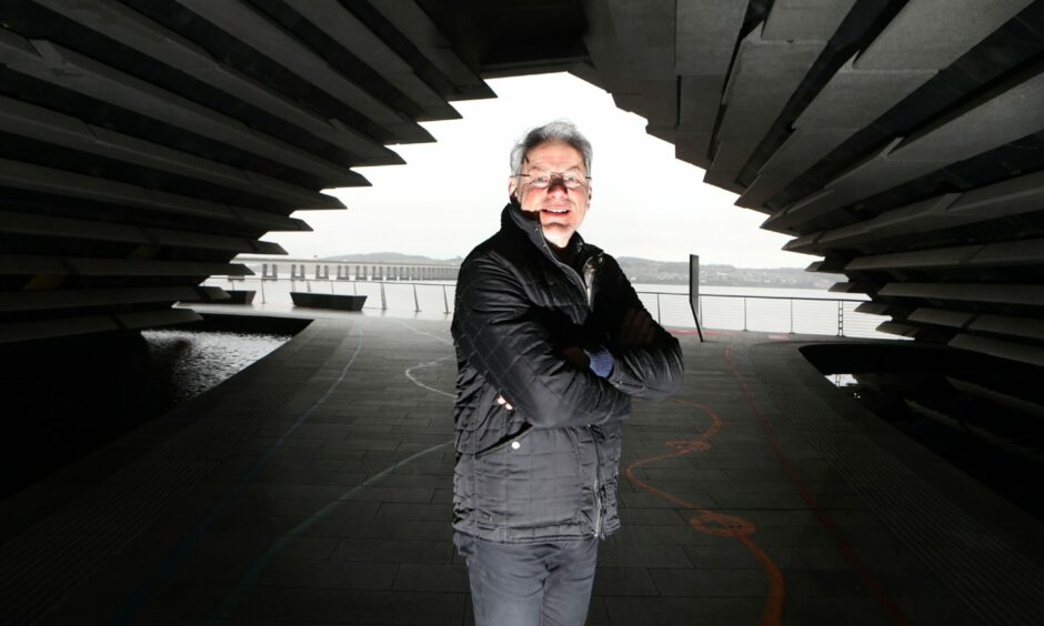 Donald Gordon of the Dundee Civic Trust at the V&A Dundee