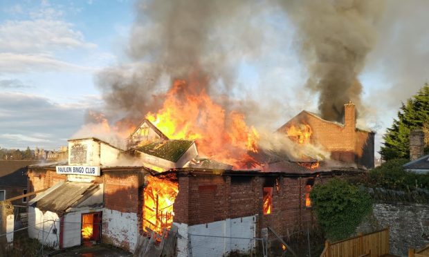 The old Pavilion bingo hall was destroyed by fire in 2020. Image: Supplied