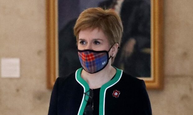 First Minister Nicola Sturgeon.