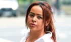 Angela Newlands at an earlier appearance at Perth Sheriff Court.
