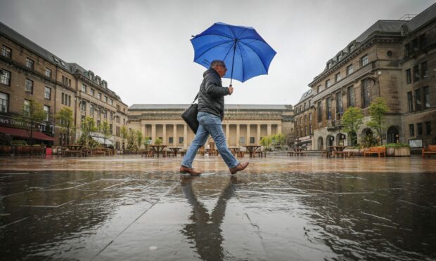 Tayside Fife rain weather warning