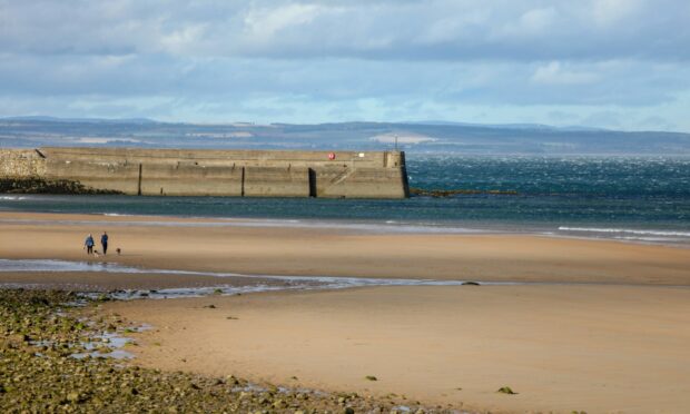 The casualties were taken to East Sands in St Andrews.