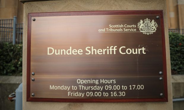 The terrifying crime was described in Dundee Sheriff Court.