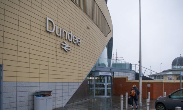 The incident occurred at Dundee Railway Station