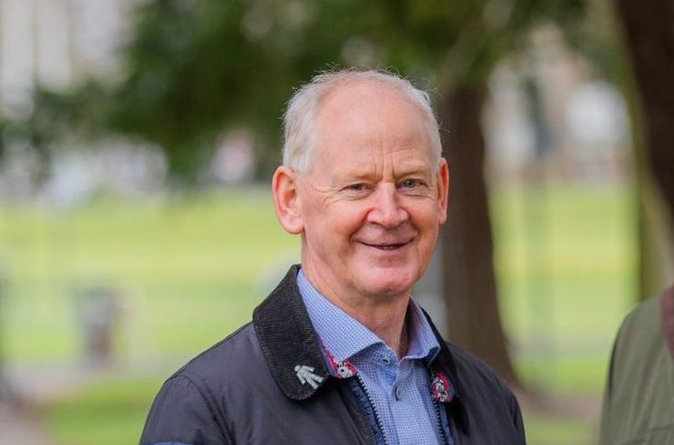 By-election winner Frank Smith with council leader Murray Lyle.