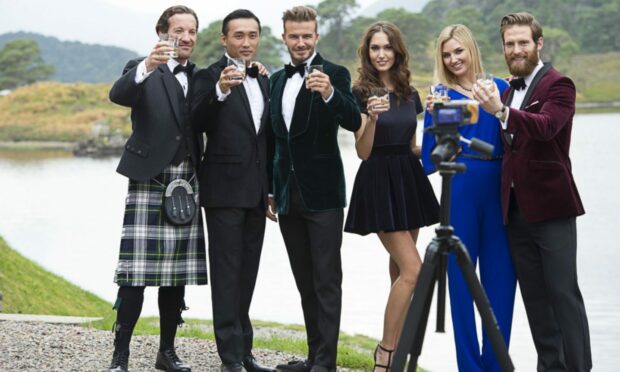 David Beckham is a global ambassador for Haig Club, which is bottled in Fife. Image: DC Thomson.