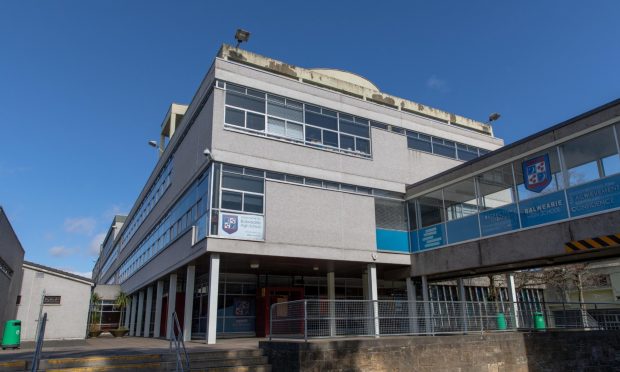 Balwearie High School in Kirkcaldy.