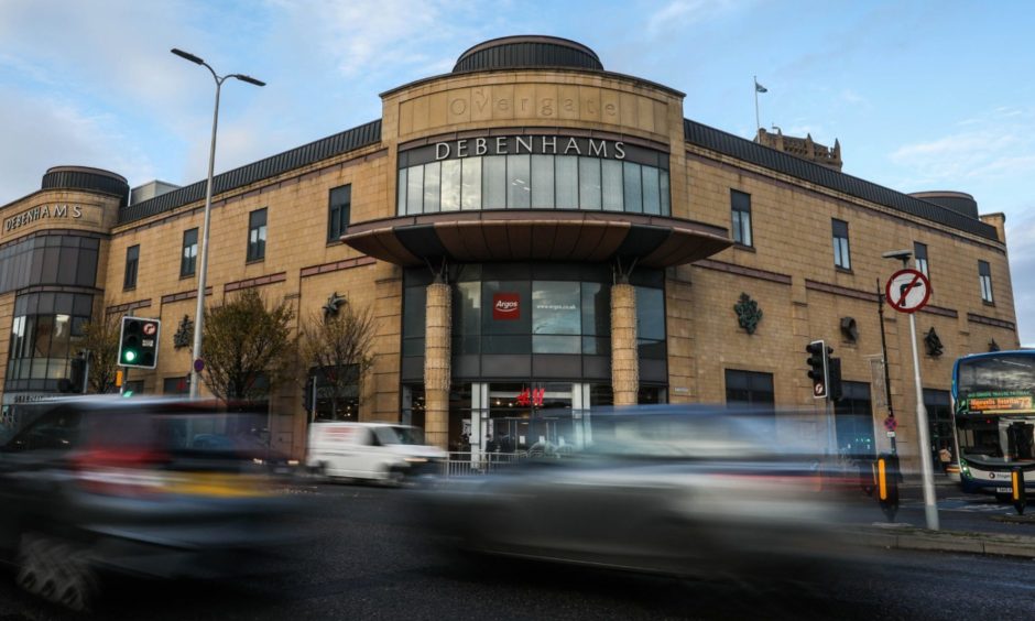 Frasers department store is coming to the Overgate Shopping Centre. Image: Mhairi Edwards/DC Thomson