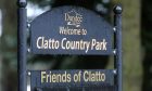 The wire trap was discovered in Baldragon Woods at Clatto Country Park.