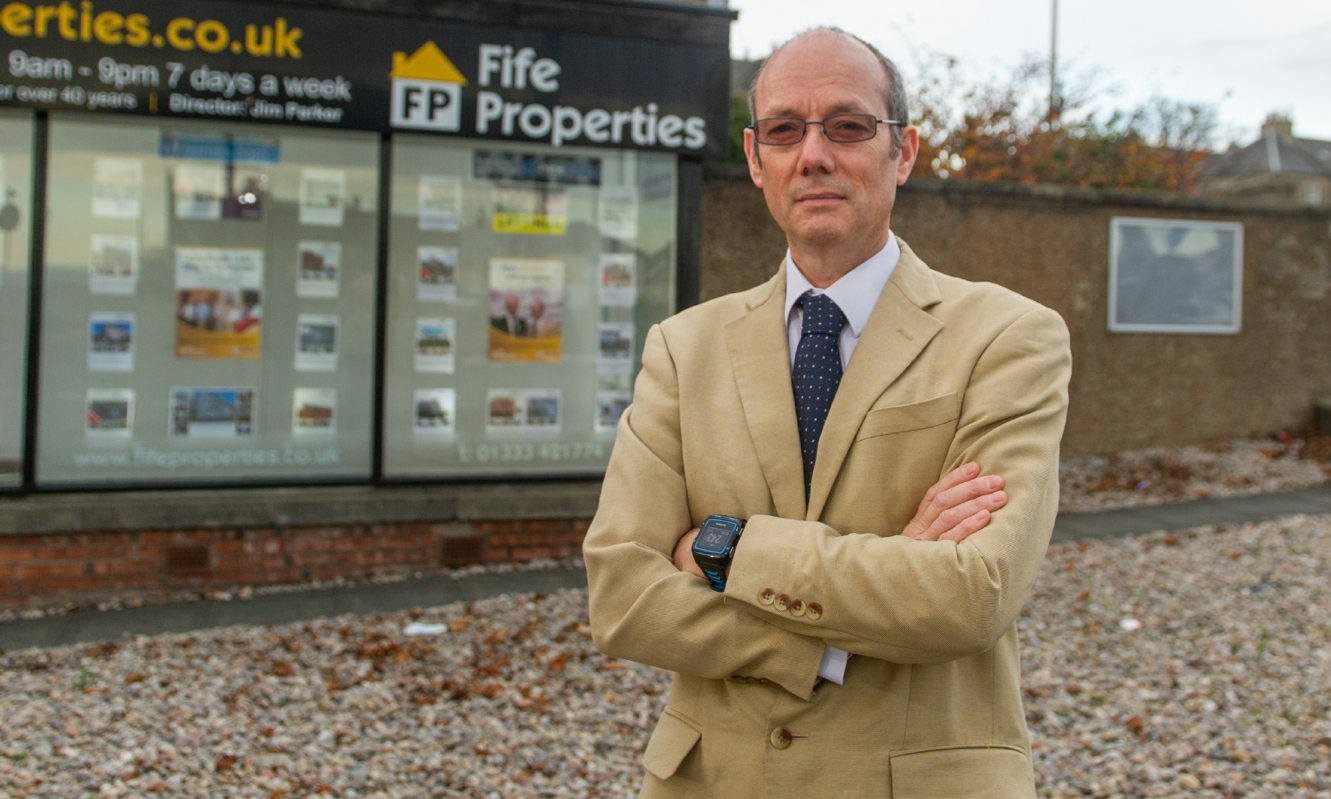Cupar Fife Properties office owner Jim Parker.