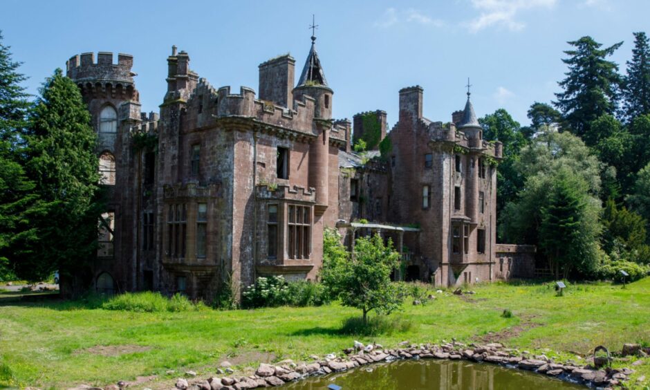 The Perthshire castle had fallen into serious disrepair before the couple took it on.