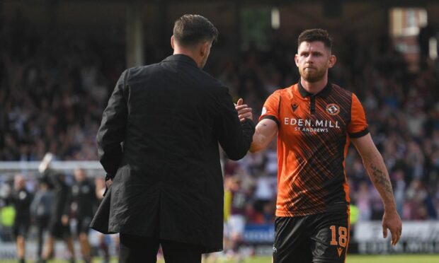 Tam Courts has defended Dundee United star Calum Butcher