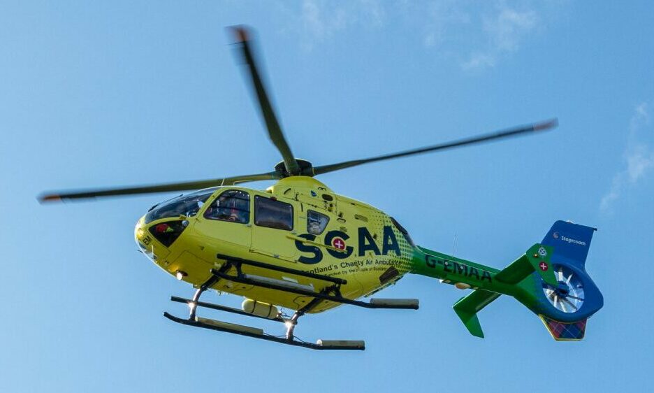 Scotland's Charity Air Ambulance in flight