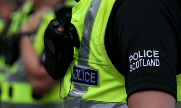 Police Scotland stock image
