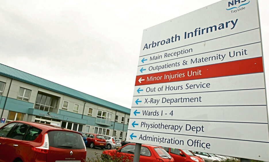 Arbroath Infirmary minor injuries unit.