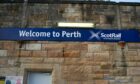 Perth train station.