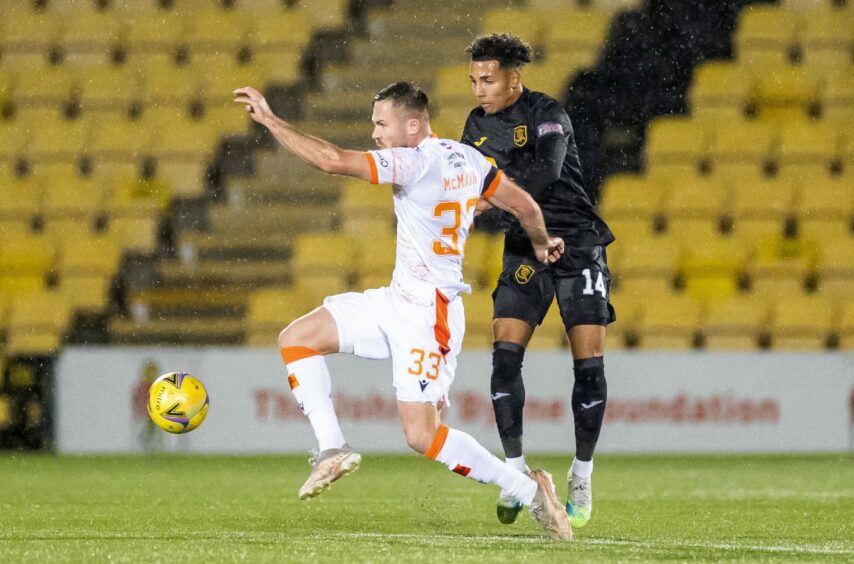 Scott McMann played a key role for Dundee United at Livingston.