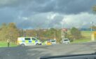 Police swooped on the vehicle in Whitefield Road in Dunfermline. (Pic Fife Jammer Locations).