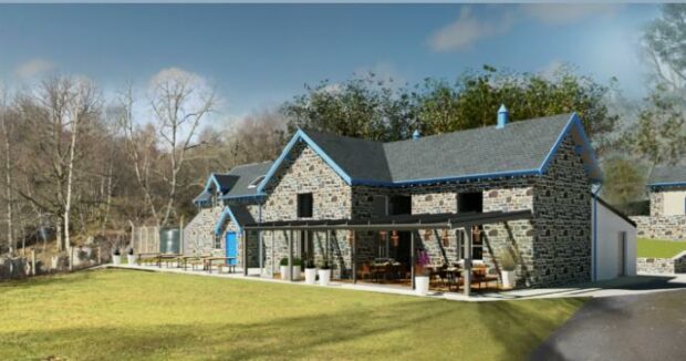 What the hub could look like. Image: Rannoch Community Trust