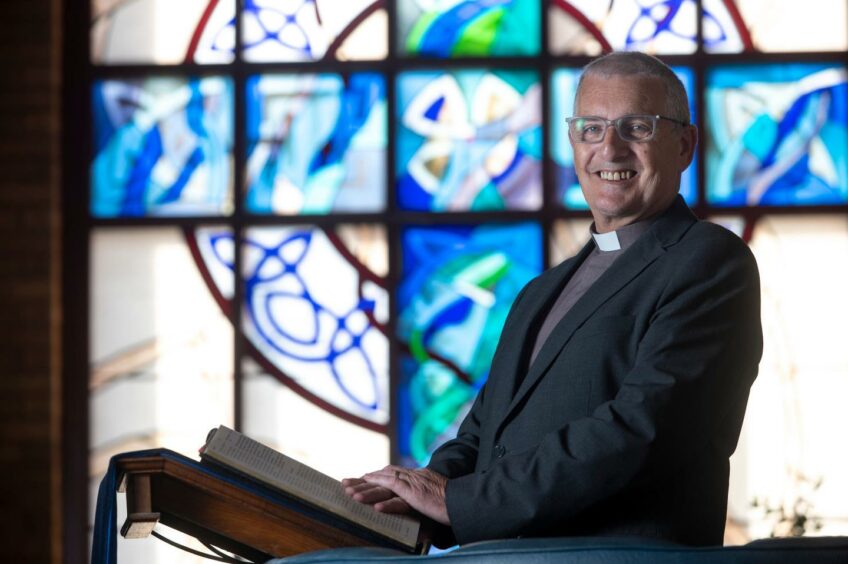 Rev Greenshields from St Margaret's Church in Dunfermline