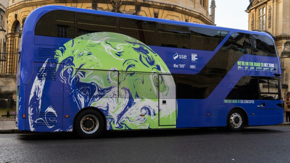 SSE Road to Renewables bus