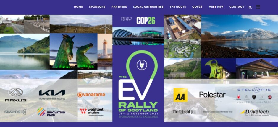 EV Rally of Scotland supported by SWARCO - part of COP26 Dundee events
