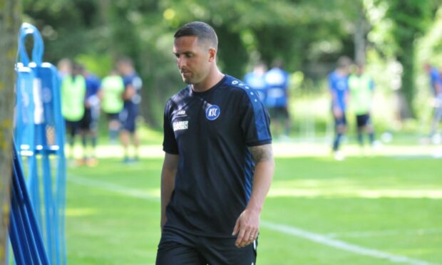 Fotheringham on the sidelines with Karlsruhe