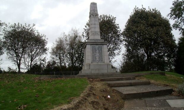 Cowdenbeath war memorial in Fife