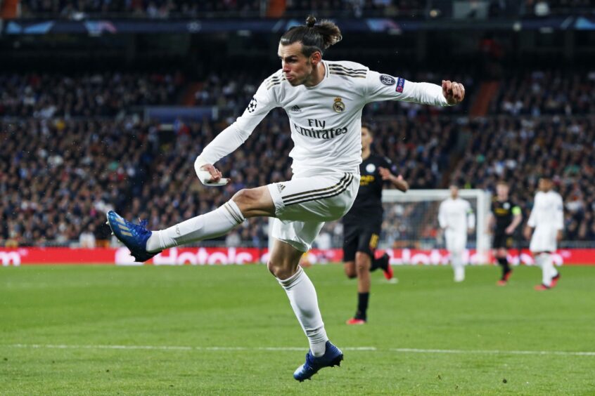 Bale in action for Real Madrid.