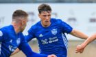 Josh Mulligan in action on loan at Peterhead.