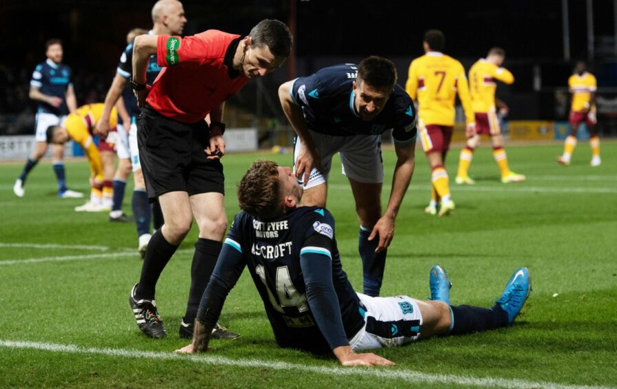 Ashcroft picked up the injury playing against Motherwell earlier in the season.