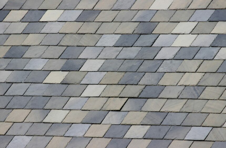 Tiles on a roof