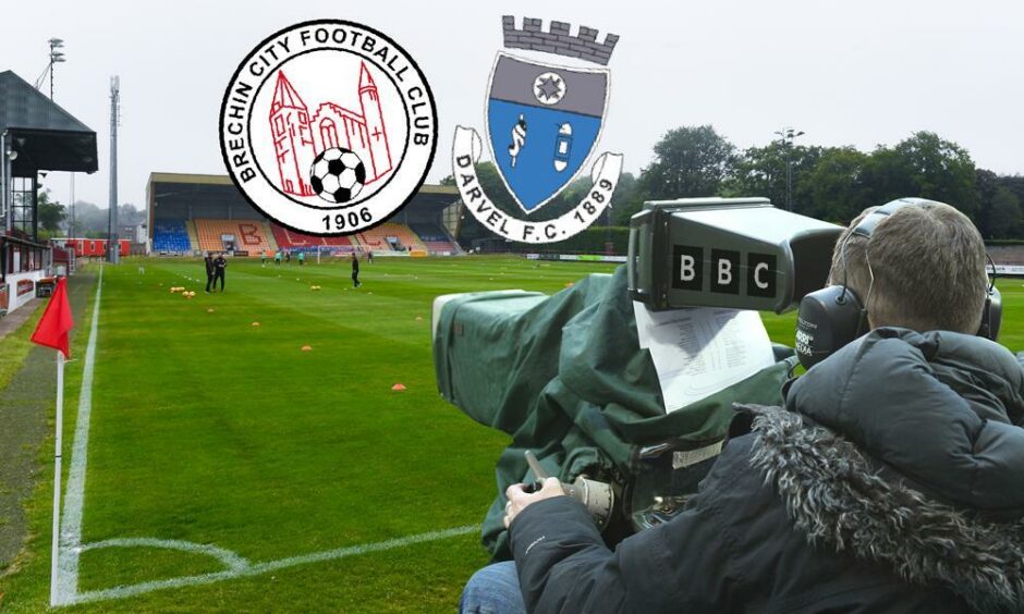 Brechin will welcome the BBC TV cemeras to Glebe Park for the Scottish Cup clash with Darvel.